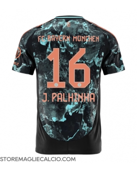 Bayern Munich Joao Palhinha #16 Maglia Gara Trasferta Repliche 2024-25